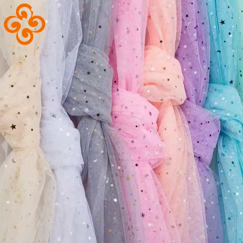 Crystal Mesh Fabric - قماش تول للأميرات مقاس 100×150 سم