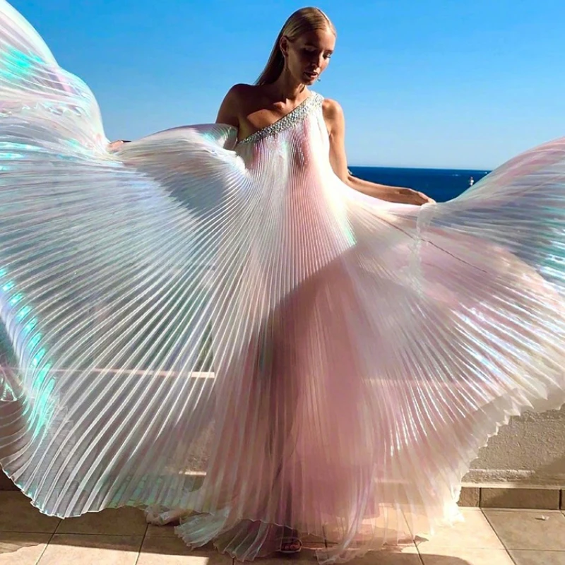 Crystal Mesh Fabric - الجهاز مطوي النسيج وهمي اللون الإبداعية