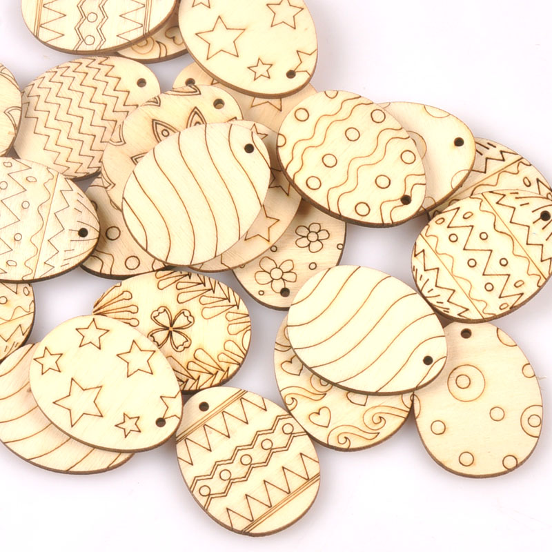 25 قطعة مختلطة عيد الفصح البيض - مراجعة Embellishments For Scrapbooking وسعره