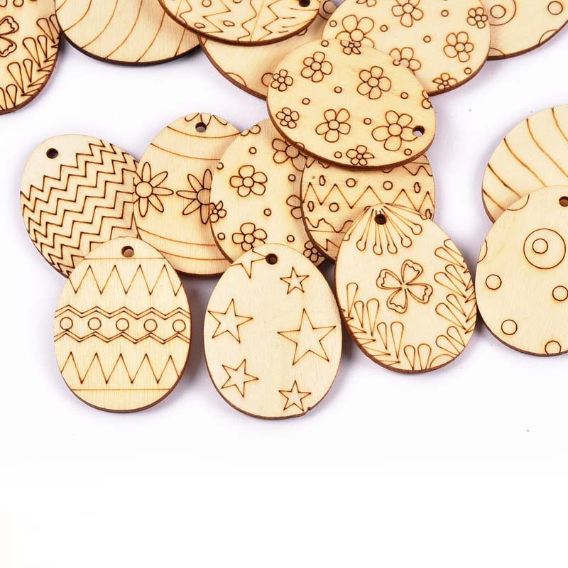 25 قطعة مختلطة عيد الفصح البيض - مراجعة Embellishments For Scrapbooking وسعره