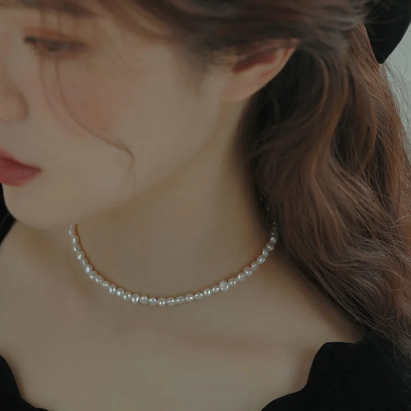 قلادات لؤلؤ باروكي من المياه ا - مراجعة Pearl Trim Chain وسعره