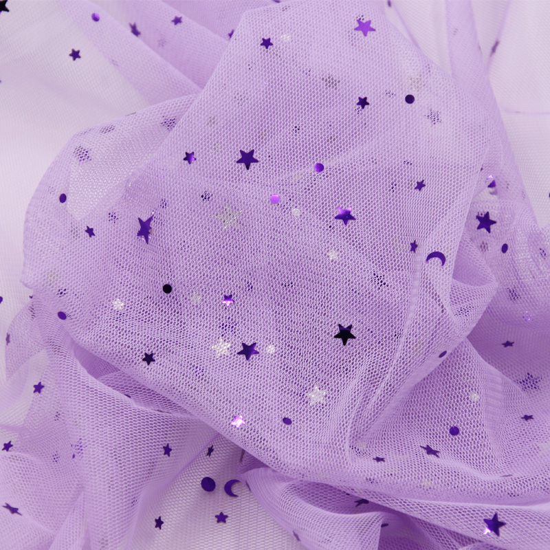 قماش تول للأميرات مقاس 100×150 - مراجعة Crystal Mesh Fabric وسعره