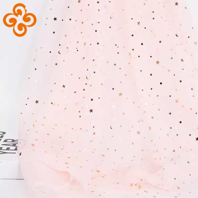 قماش تول للأميرات مقاس 100×150 - مراجعة Crystal Mesh Fabric وسعره