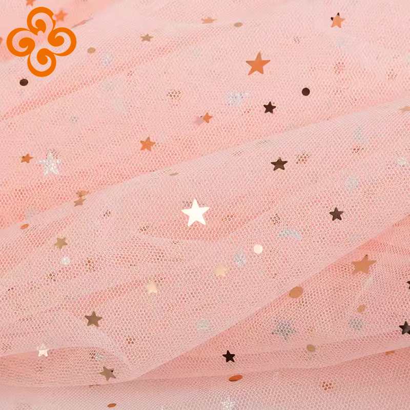 قماش تول للأميرات مقاس 100×150 - مراجعة Crystal Mesh Fabric وسعره