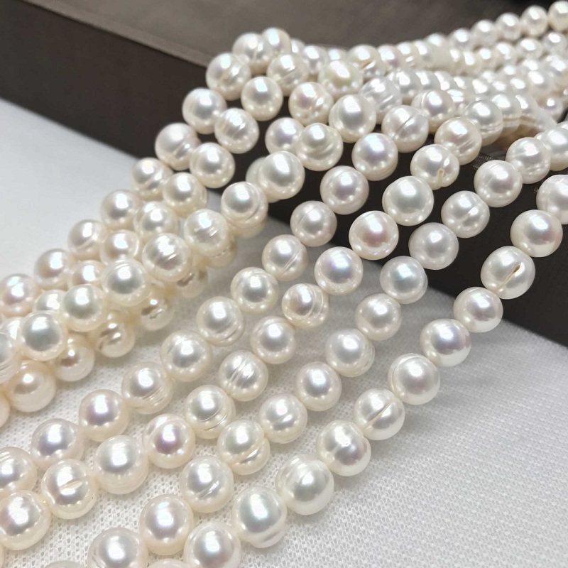 8-9 ملم لؤلؤ المياه العذبة الط - مراجعة Pearl Trim Chain وسعره