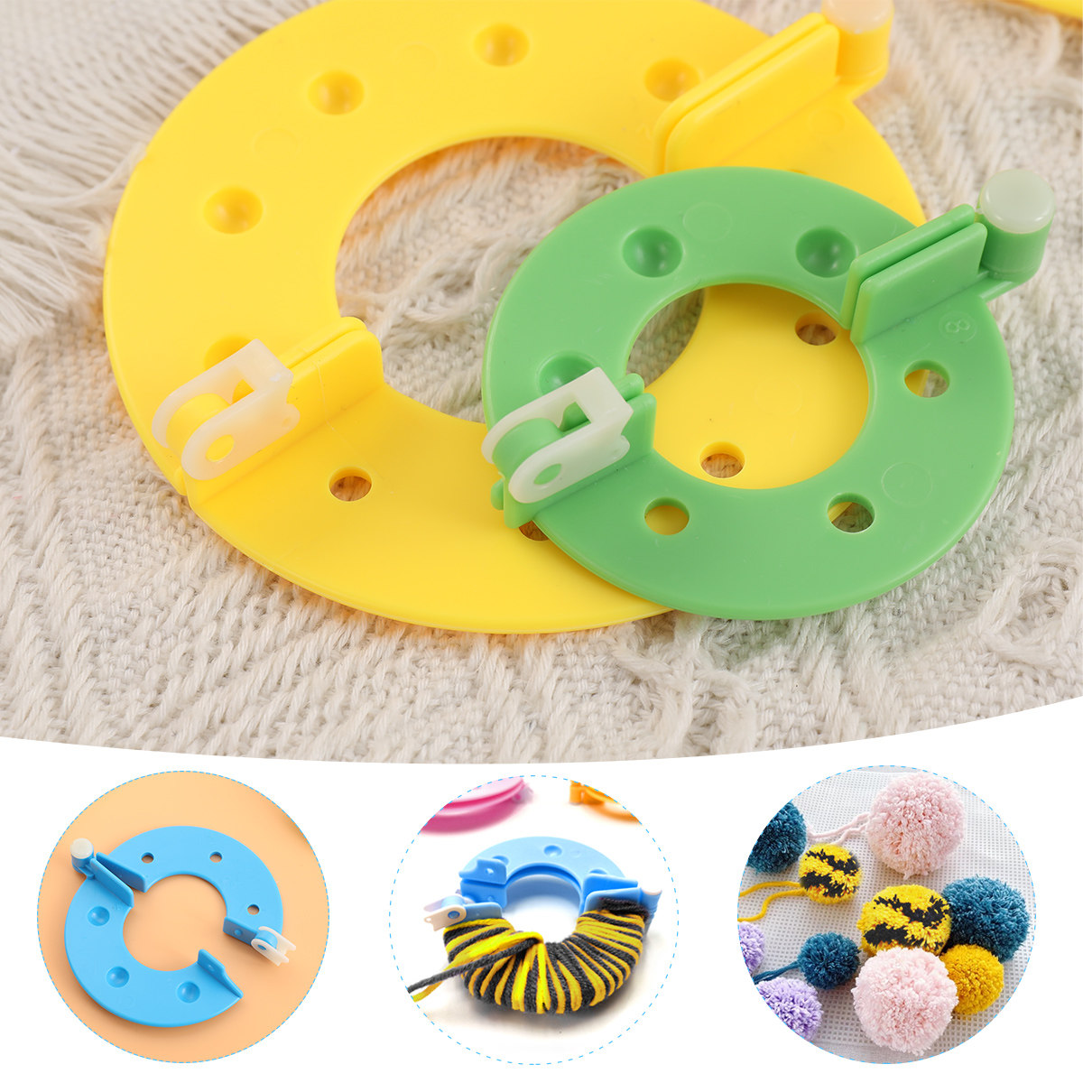 مجموعة أدوات صنع كرات الوبر 8  - مراجعة Pom Pom Maker Tool وسعره